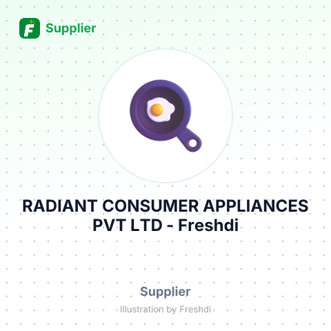RADIANT CONSUMER APPLIANCES PVT LTD – summary card, no photo uploaded yet
