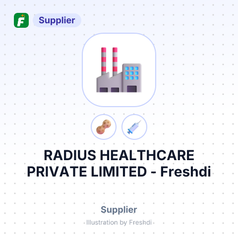 RADIUS HEALTHCARE PRIVATE LIMITED – summary card, no photo uploaded yet