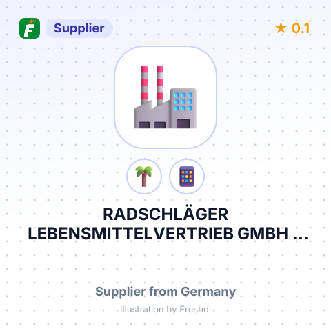 RADSCHLÄGER LEBENSMITTELVERTRIEB GMBH & CO. KG – summary card, no photo uploaded yet