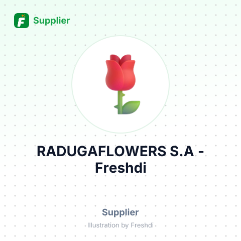 RADUGAFLOWERS S.A – summary card, no photo uploaded yet