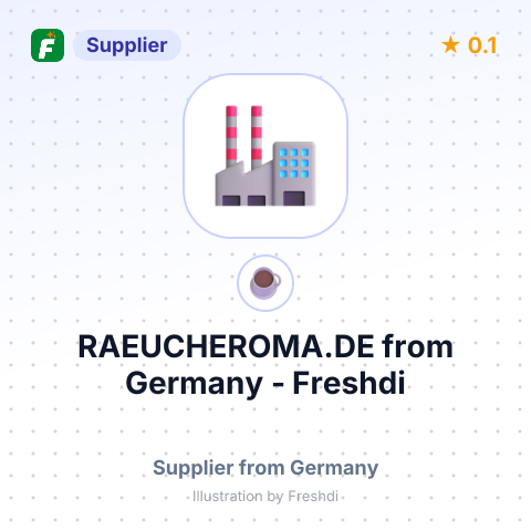 RAEUCHEROMA.DE – summary card, no photo uploaded yet