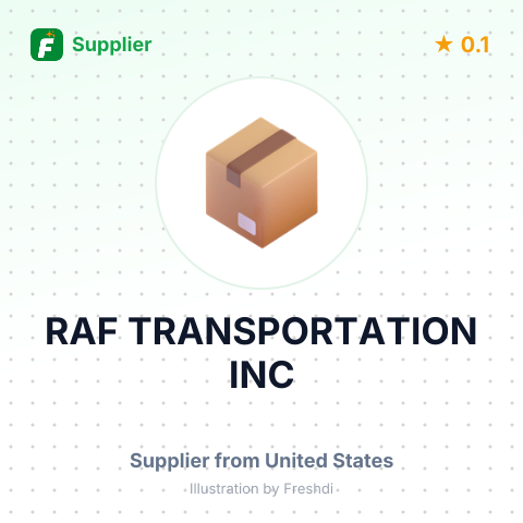 RAF TRANSPORTATION INC – summary card, no photo uploaded yet