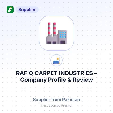 RAFIQ CARPET INDUSTRIES – summary card, no photo uploaded yet