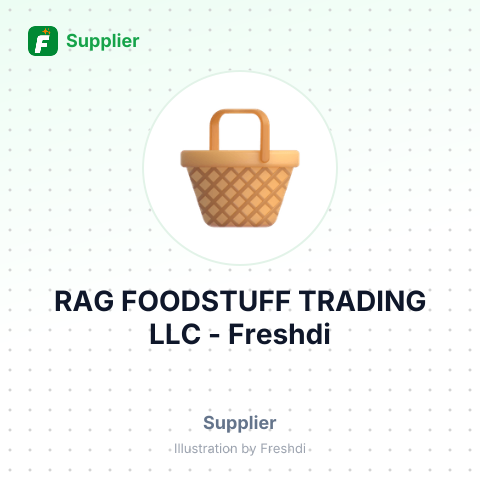 RAG FOODSTUFF TRADING LLC – summary card, no photo uploaded yet