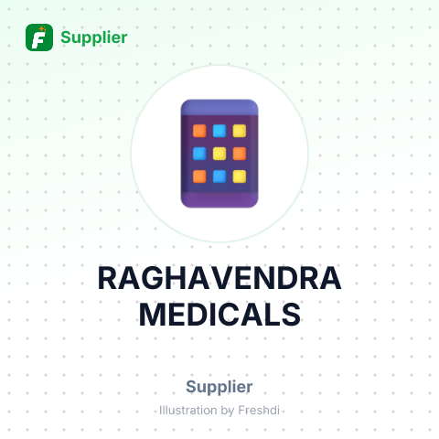 RAGHAVENDRA MEDICALS – summary card, no photo uploaded yet