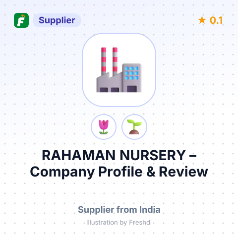 RAHAMAN NURSERY – summary card, no photo uploaded yet