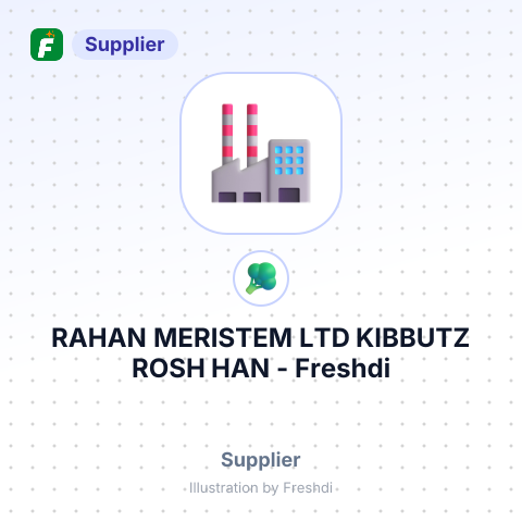 RAHAN MERISTEM LTD KIBBUTZ ROSH HAN – summary card, no photo uploaded yet