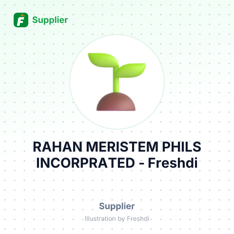 RAHAN MERISTEM PHILS INCORPRATED – summary card, no photo uploaded yet