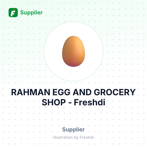 RAHMAN EGG AND GROCERY SHOP – summary card, no photo uploaded yet