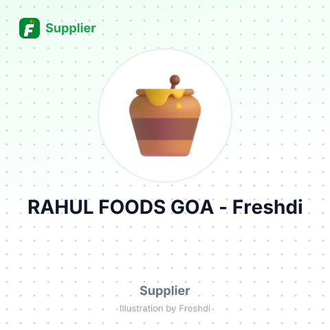 RAHUL FOODS GOA – summary card, no photo uploaded yet