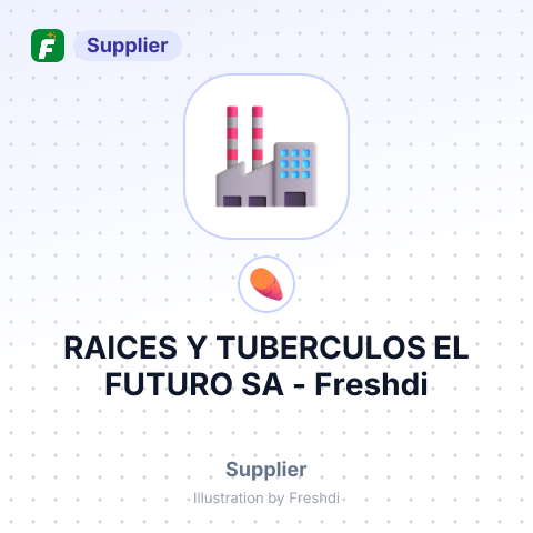 RAICES Y TUBERCULOS EL FUTURO SA – summary card, no photo uploaded yet