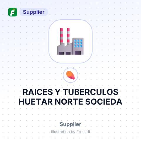 RAICES Y TUBERCULOS HUETAR NORTE SOCIEDA – summary card, no photo uploaded yet