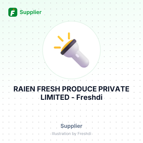 RAIEN FRESH PRODUCE PRIVATE LIMITED – summary card, no photo uploaded yet