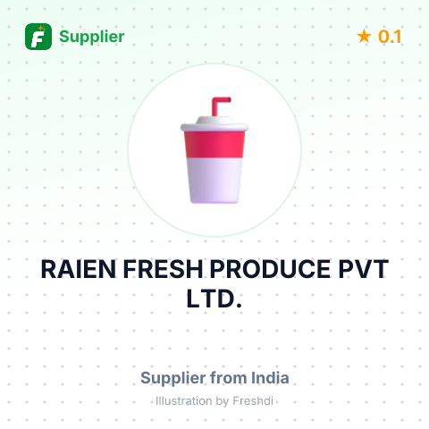 RAIEN FRESH PRODUCE PVT LTD. – summary card, no photo uploaded yet