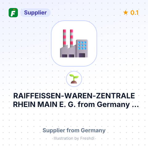 RAIFFEISSEN-WAREN-ZENTRALE RHEIN MAIN E. G. – summary card, no photo uploaded yet