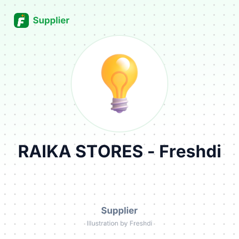 RAIKA STORES – summary card, no photo uploaded yet