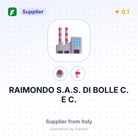 RAIMONDO S.A.S. DI BOLLE C. E C. – summary card, no photo uploaded yet