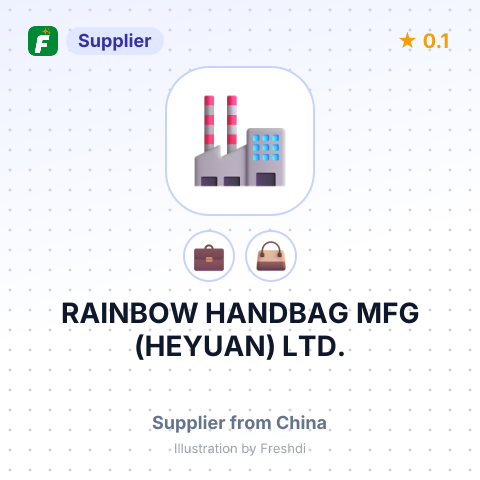 RAINBOW HANDBAG MFG (HEYUAN) LTD. – summary card, no photo uploaded yet