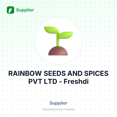 RAINBOW SEEDS AND SPICES PVT LTD – summary card, no photo uploaded yet