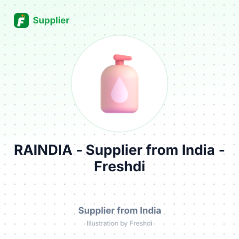 RAINDIA – summary card, no photo uploaded yet