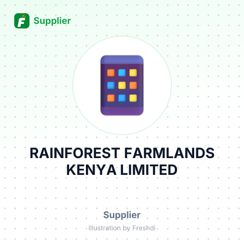 RAINFOREST FARMLANDS KENYA LIMITED – summary card, no photo uploaded yet