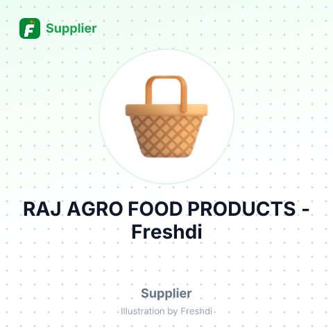RAJ AGRO FOOD PRODUCTS – summary card, no photo uploaded yet
