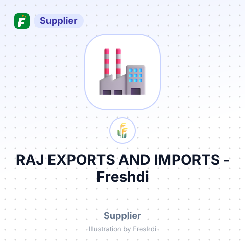 RAJ EXPORTS AND IMPORTS – summary card, no photo uploaded yet