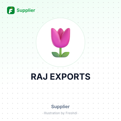 RAJ EXPORTS – summary card, no photo uploaded yet