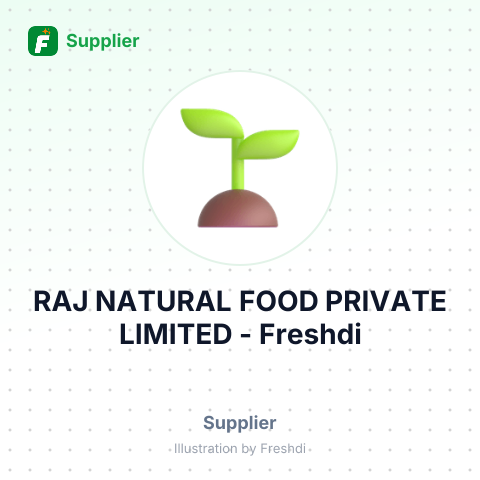 RAJ NATURAL FOOD PRIVATE LIMITED – summary card, no photo uploaded yet