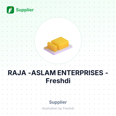 RAJA -ASLAM ENTERPRISES – summary card, no photo uploaded yet