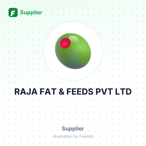 RAJA FAT & FEEDS PVT LTD – summary card, no photo uploaded yet