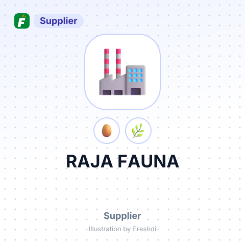 RAJA FAUNA – summary card, no photo uploaded yet