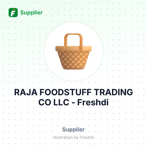 RAJA FOODSTUFF TRADING CO LLC – summary card, no photo uploaded yet