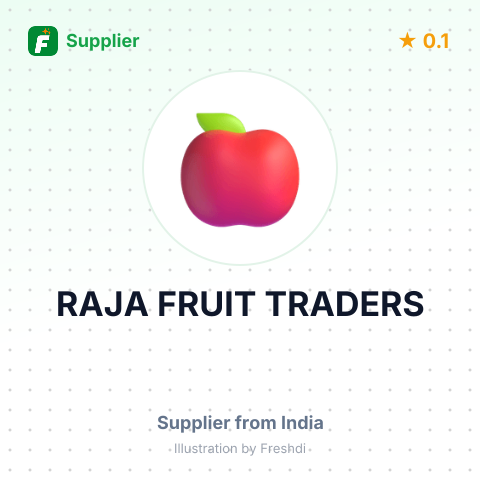 RAJA FRUIT TRADERS – summary card, no photo uploaded yet