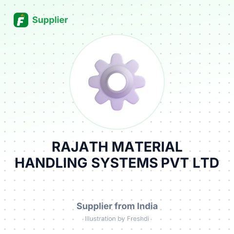 RAJATH MATERIAL HANDLING SYSTEMS PVT LTD – summary card, no photo uploaded yet