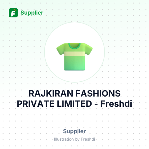 RAJKIRAN FASHIONS PRIVATE LIMITED – summary card, no photo uploaded yet