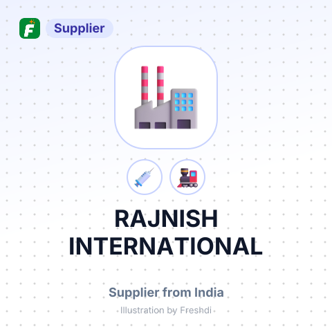RAJNISH INTERNATIONAL – summary card, no photo uploaded yet