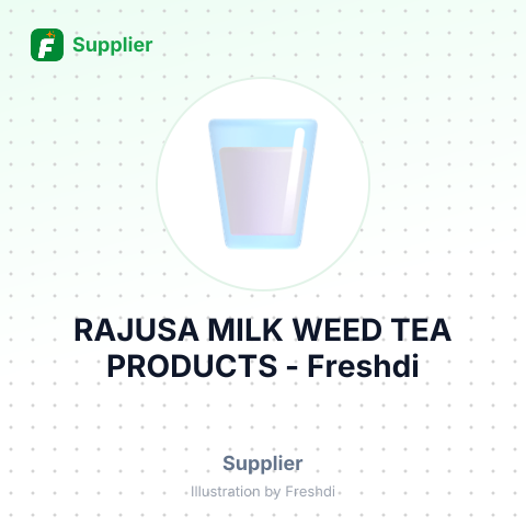 RAJUSA MILK WEED TEA PRODUCTS – summary card, no photo uploaded yet