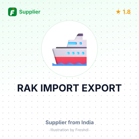 RAK IMPORT EXPORT – summary card, no photo uploaded yet