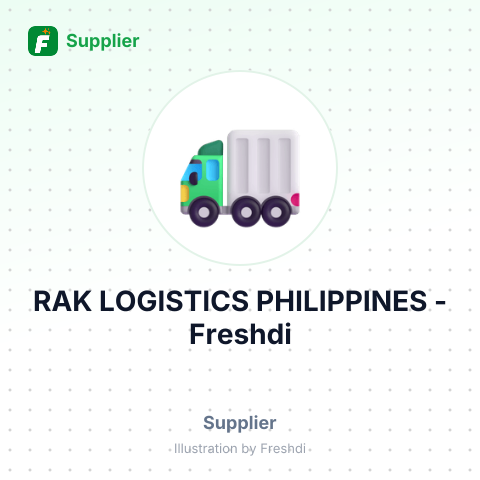 RAK LOGISTICS PHILIPPINES – summary card, no photo uploaded yet