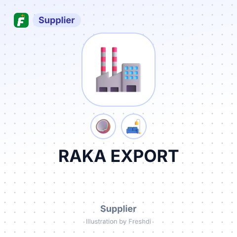 RAKA EXPORT – summary card, no photo uploaded yet