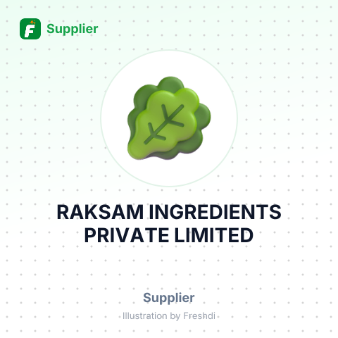 RAKSAM INGREDIENTS PRIVATE LIMITED – summary card, no photo uploaded yet