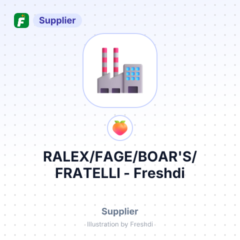 RALEX/FAGE/BOAR'S/FRATELLI – summary card, no photo uploaded yet