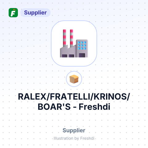 RALEX/FRATELLI/KRINOS/BOAR'S – summary card, no photo uploaded yet