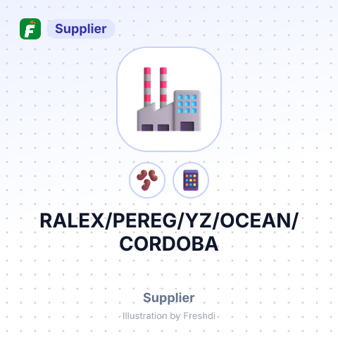 RALEX/PEREG/YZ/OCEAN/CORDOBA – summary card, no photo uploaded yet