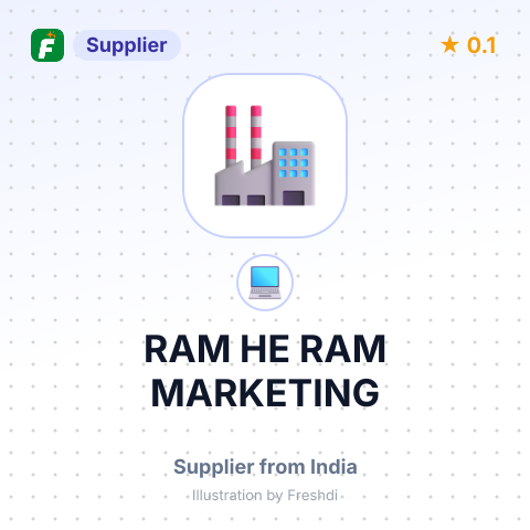 RAM HE RAM MARKETING – summary card, no photo uploaded yet