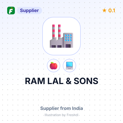 RAM LAL & SONS – summary card, no photo uploaded yet