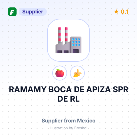 RAMAMY BOCA DE APIZA SPR DE RL – summary card, no photo uploaded yet