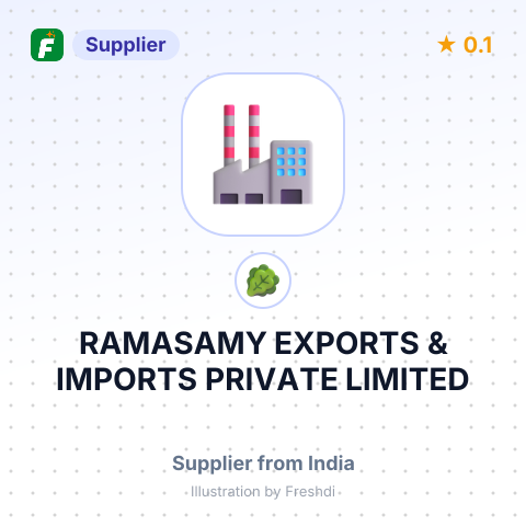 RAMASAMY EXPORTS & IMPORTS PRIVATE LIMITED – summary card, no photo uploaded yet