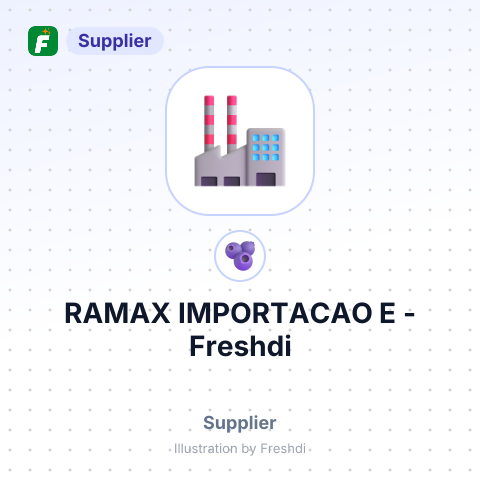 RAMAX IMPORTACAO E – summary card, no photo uploaded yet